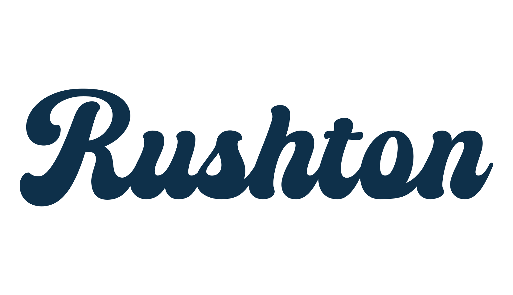 Rushton, old school font preview