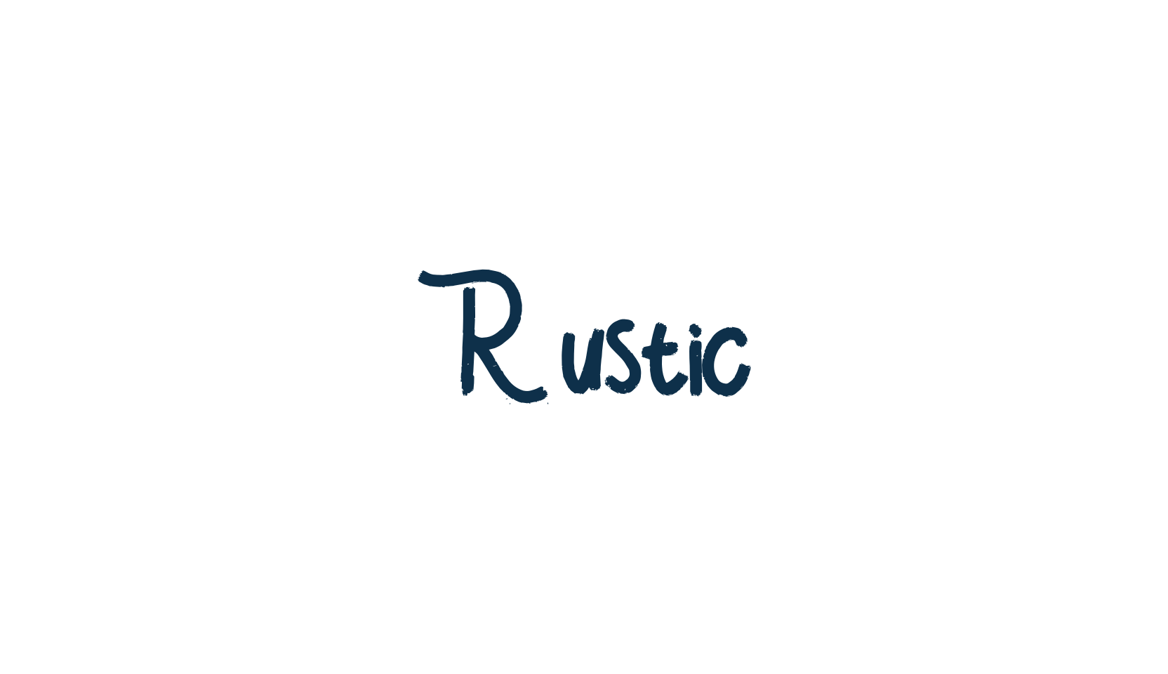 Rustic (rustic-2), display market font preview