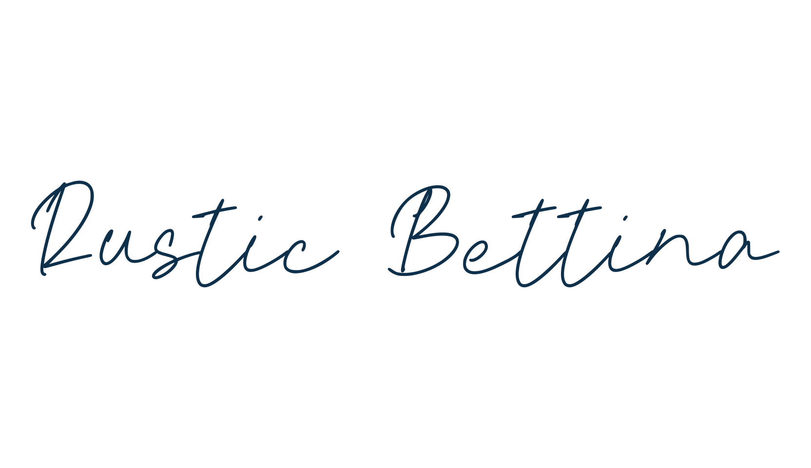 Rustic Bettina, script handwritten fancy decorative calligraphy font preview
