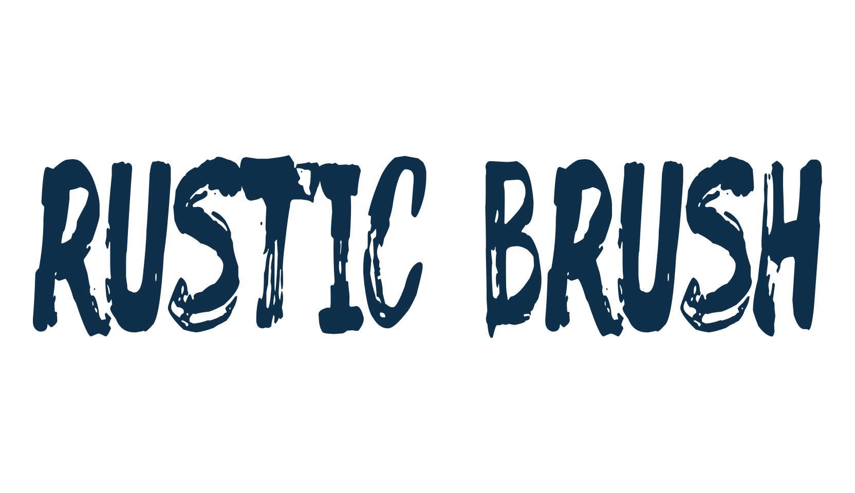 Rustic Brush, script brush fancy decorative calligraphy font preview