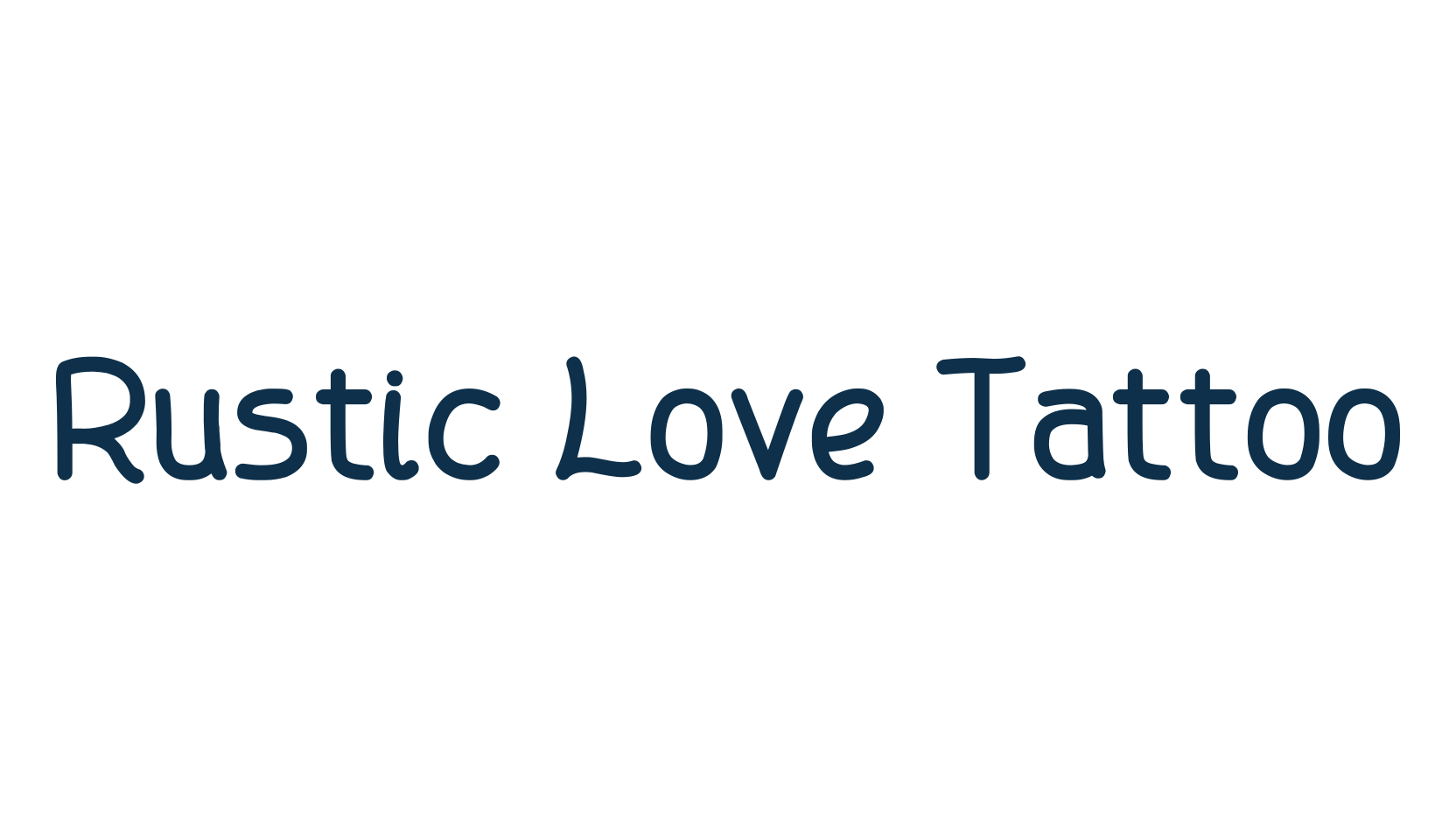 Rustic Love Tattoo, script handwritten fancy decorative calligraphy font preview