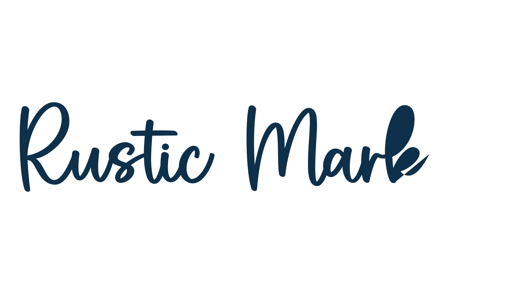 Rustic Market, script handwritten fancy decorative calligraphy font preview