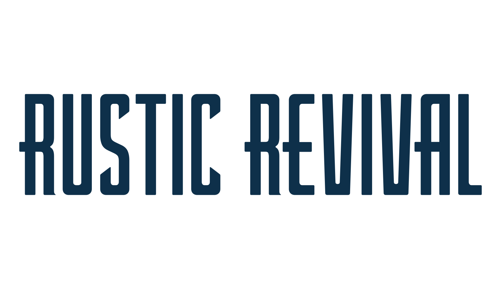 Rustic Revival, fancy retro decorative font preview