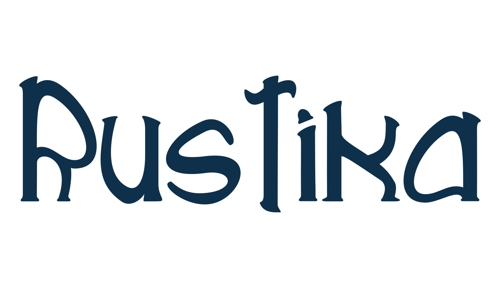 Rustika, fancy various decorative font preview