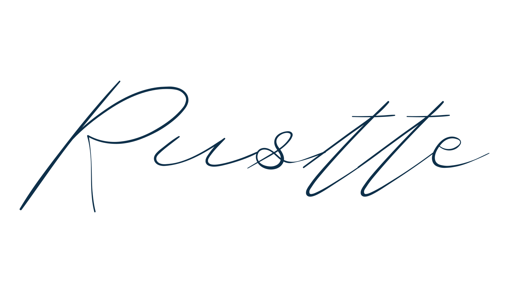 Rustte, handwriting font preview