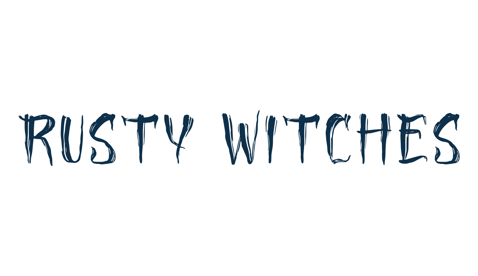 Rusty Witches, display market font preview