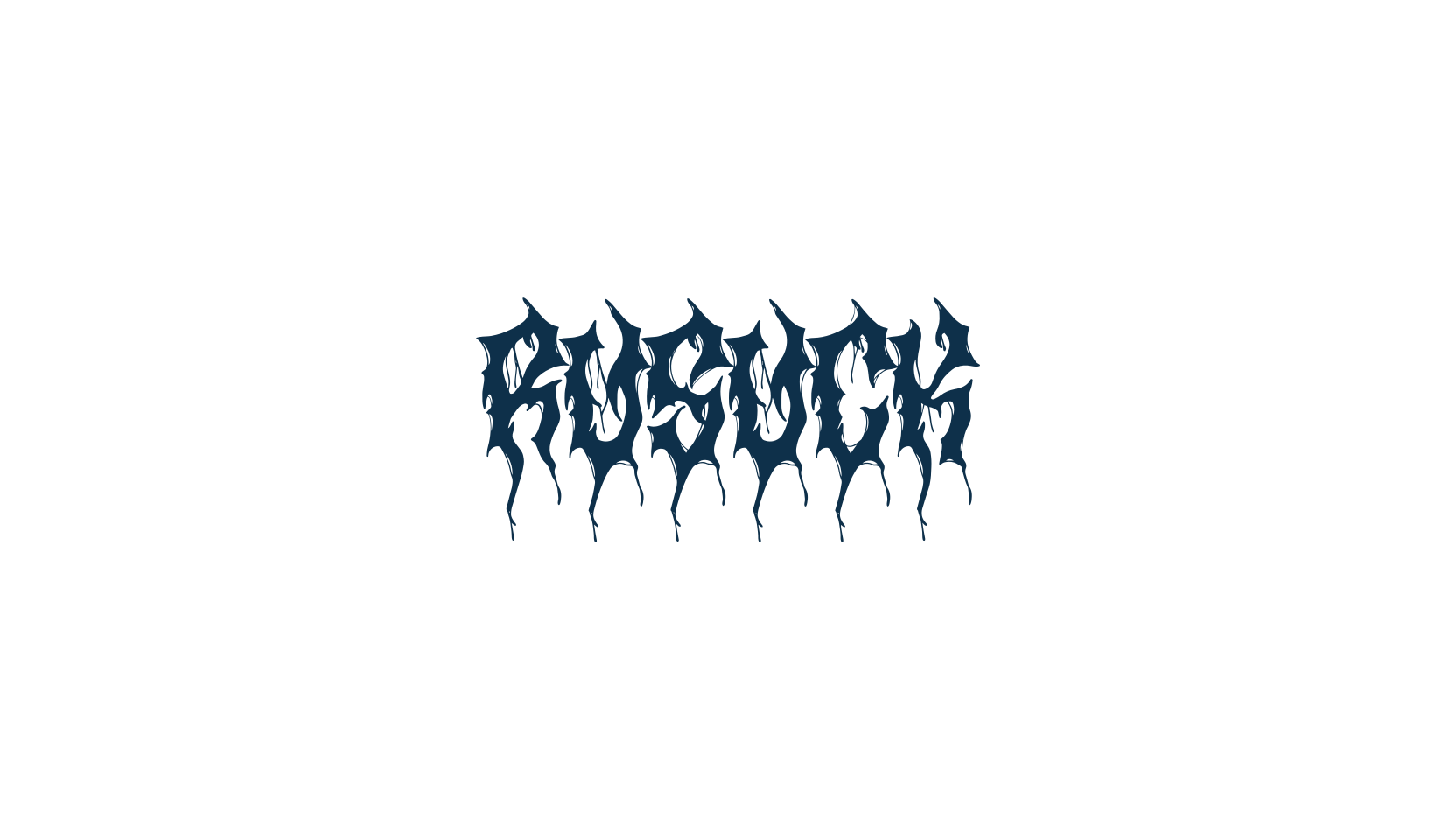 Rusuck, gothic modern font preview
