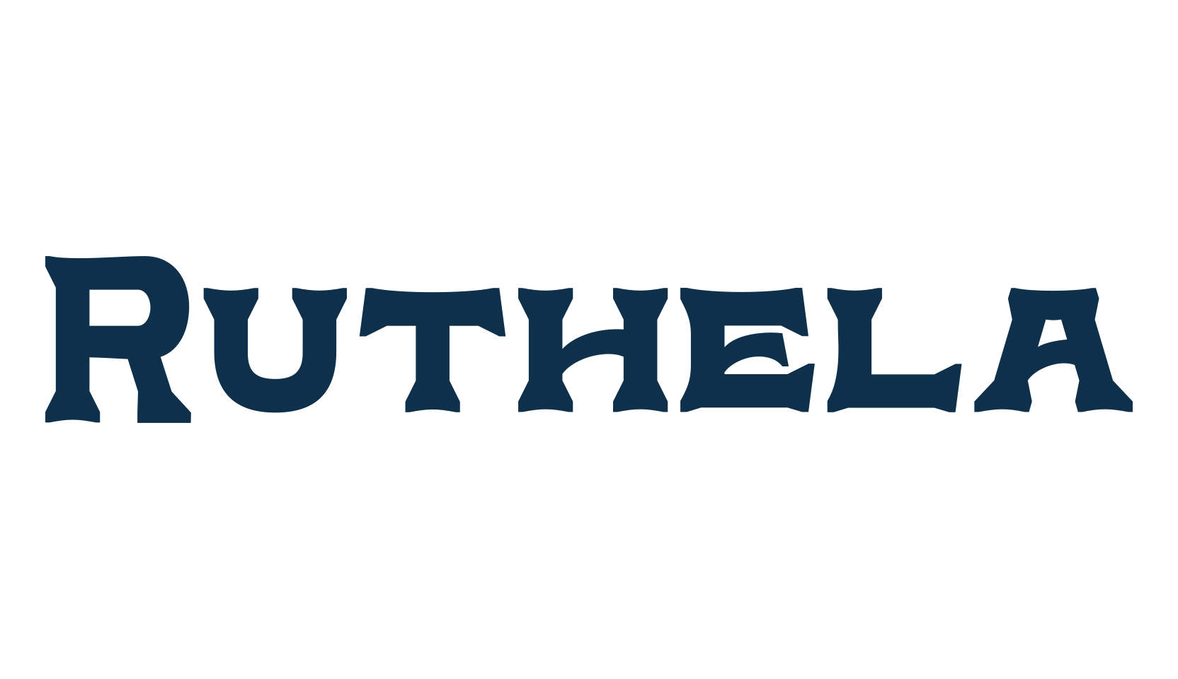 Ruthela, fancy retro decorative font preview