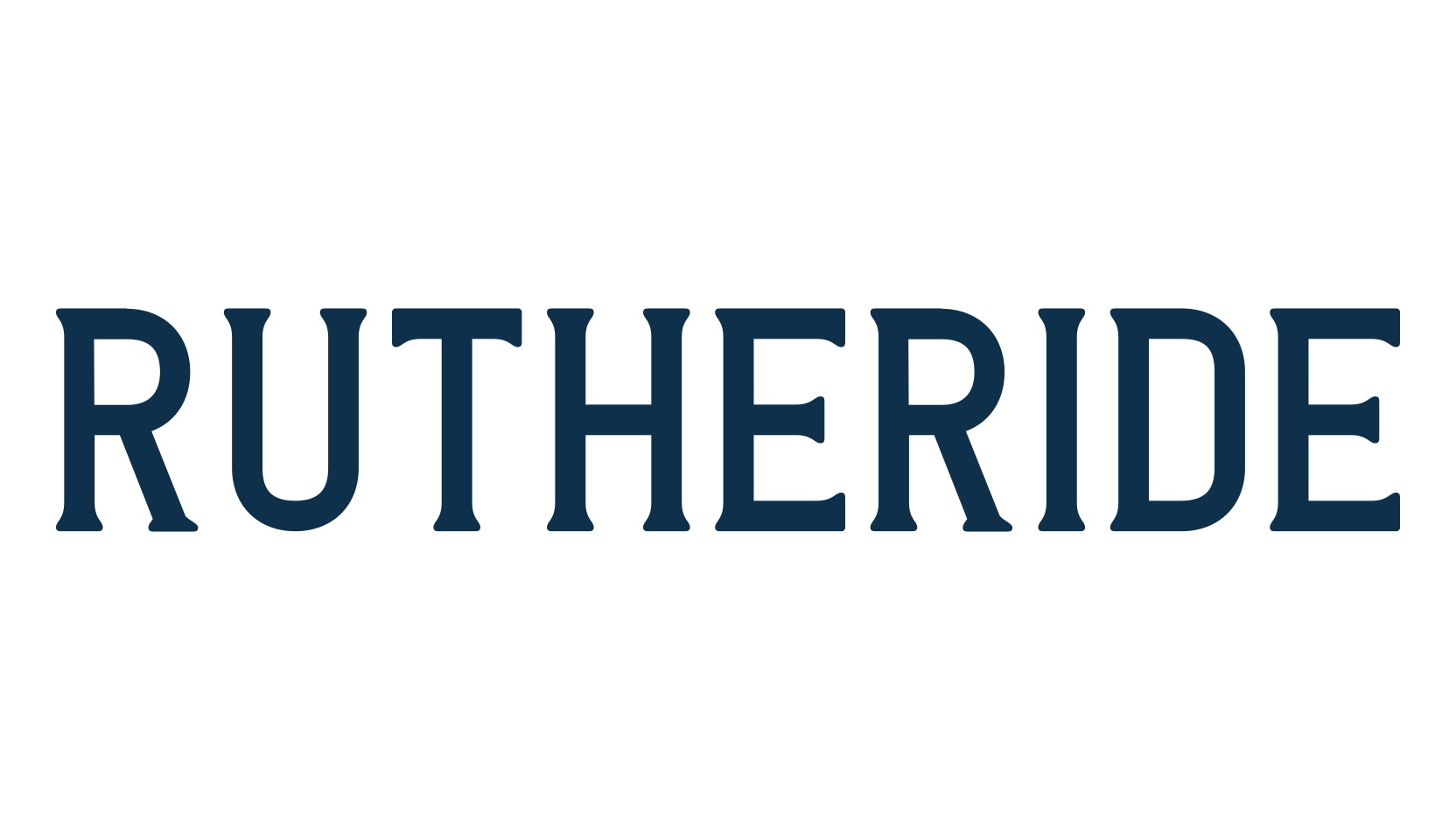 Rutheride, serif font preview