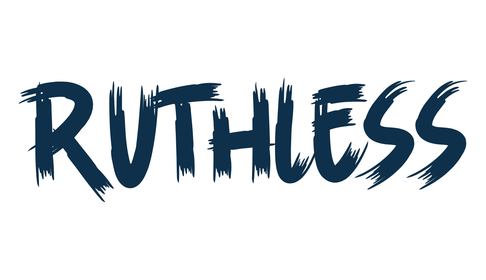 Ruthless, halloween font preview