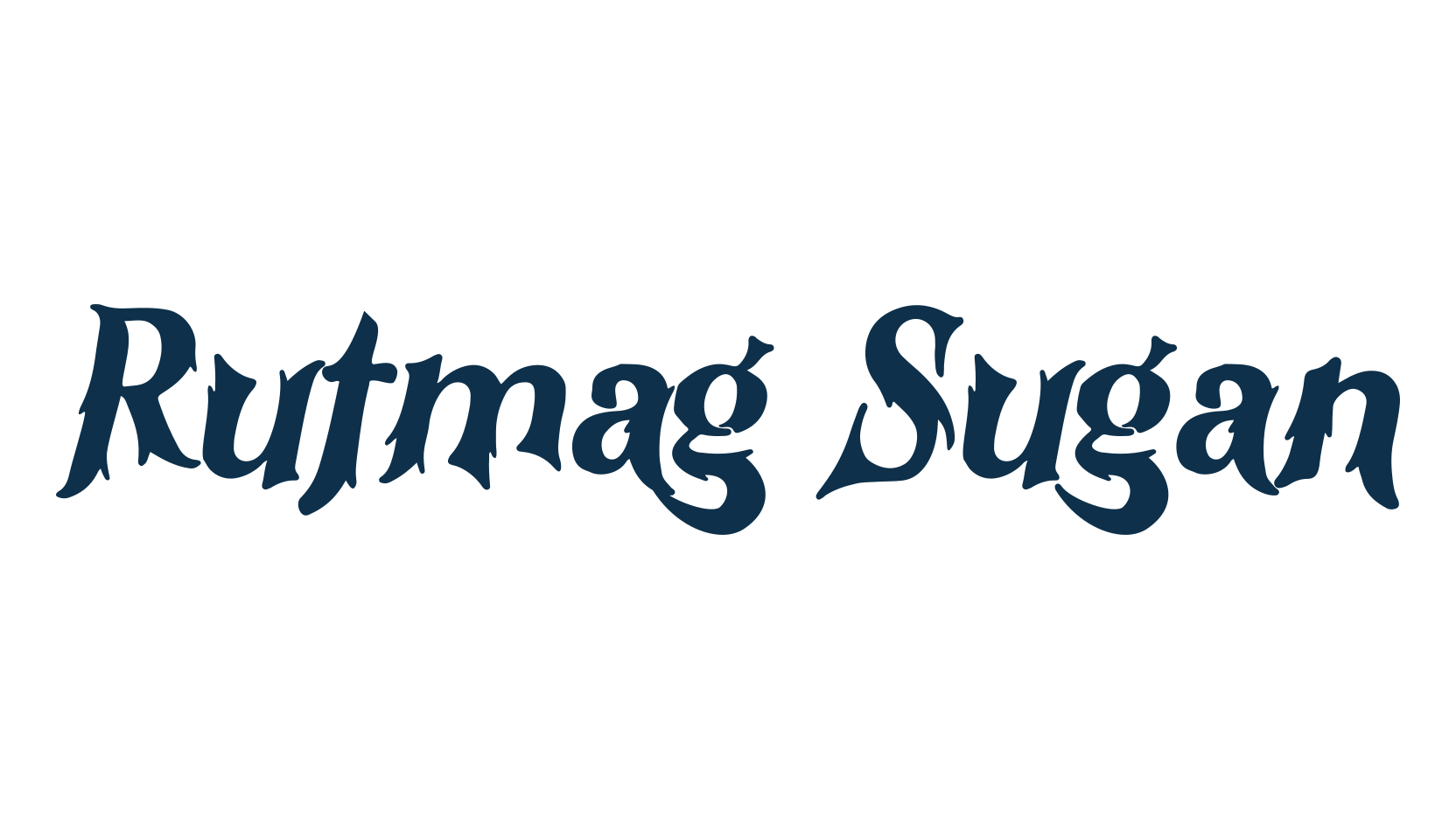 Rutmag Sugan, holiday halloween fancy decorative horror font preview