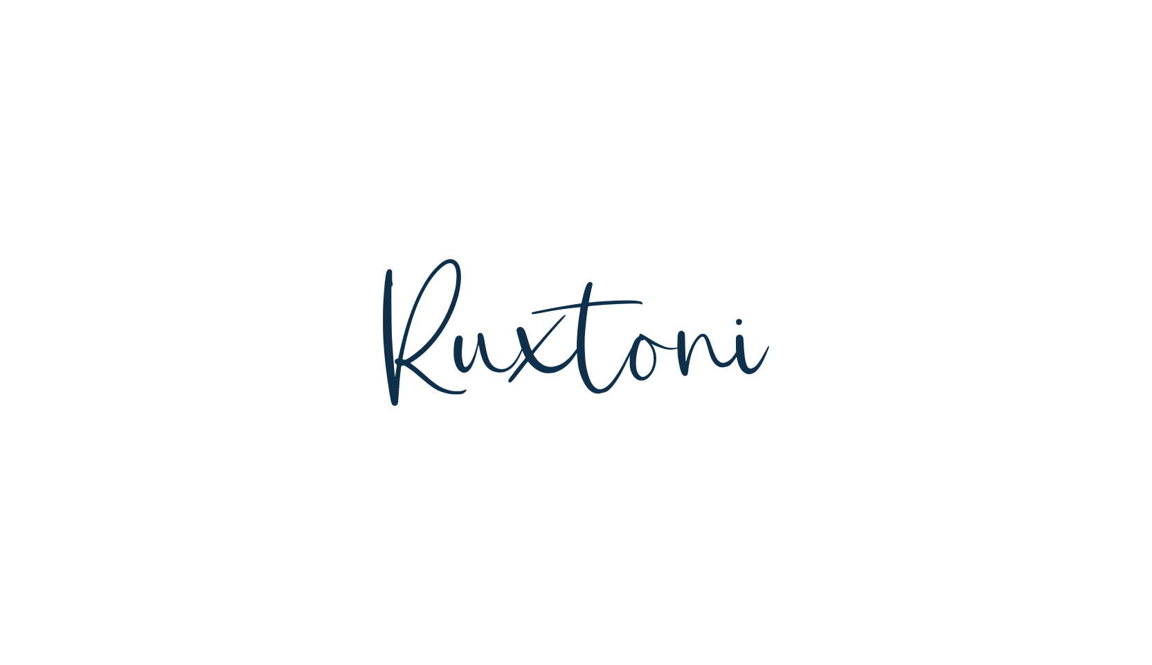 Ruxtoni, script handwritten fancy decorative calligraphy font preview
