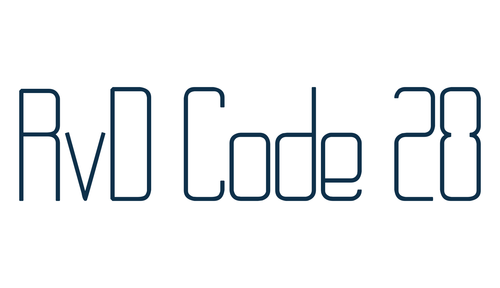 RvD Code 28, various font preview