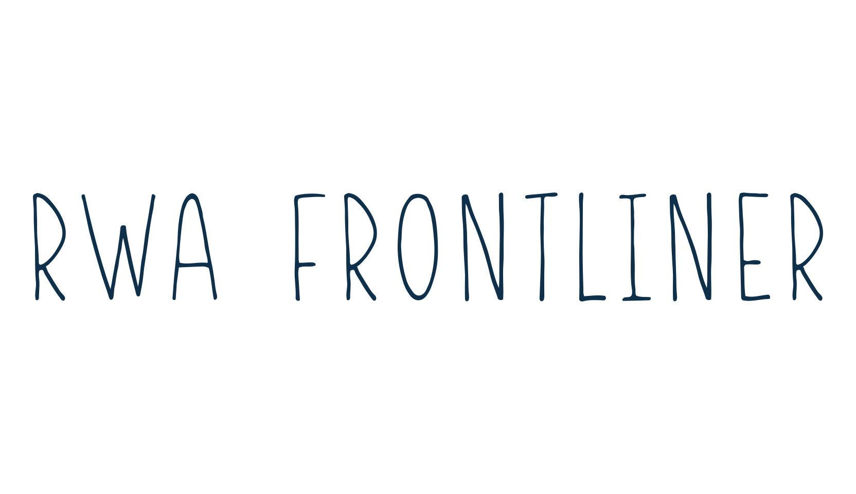 RWA Frontliner, handwriting font preview