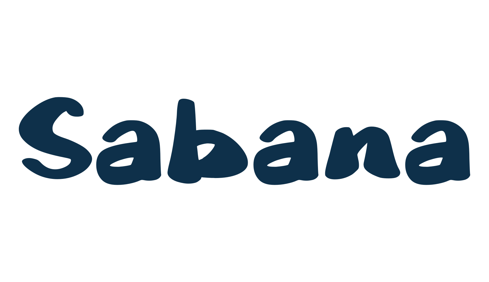 Sabana (sabana-2), fancy cartoon decorative font preview