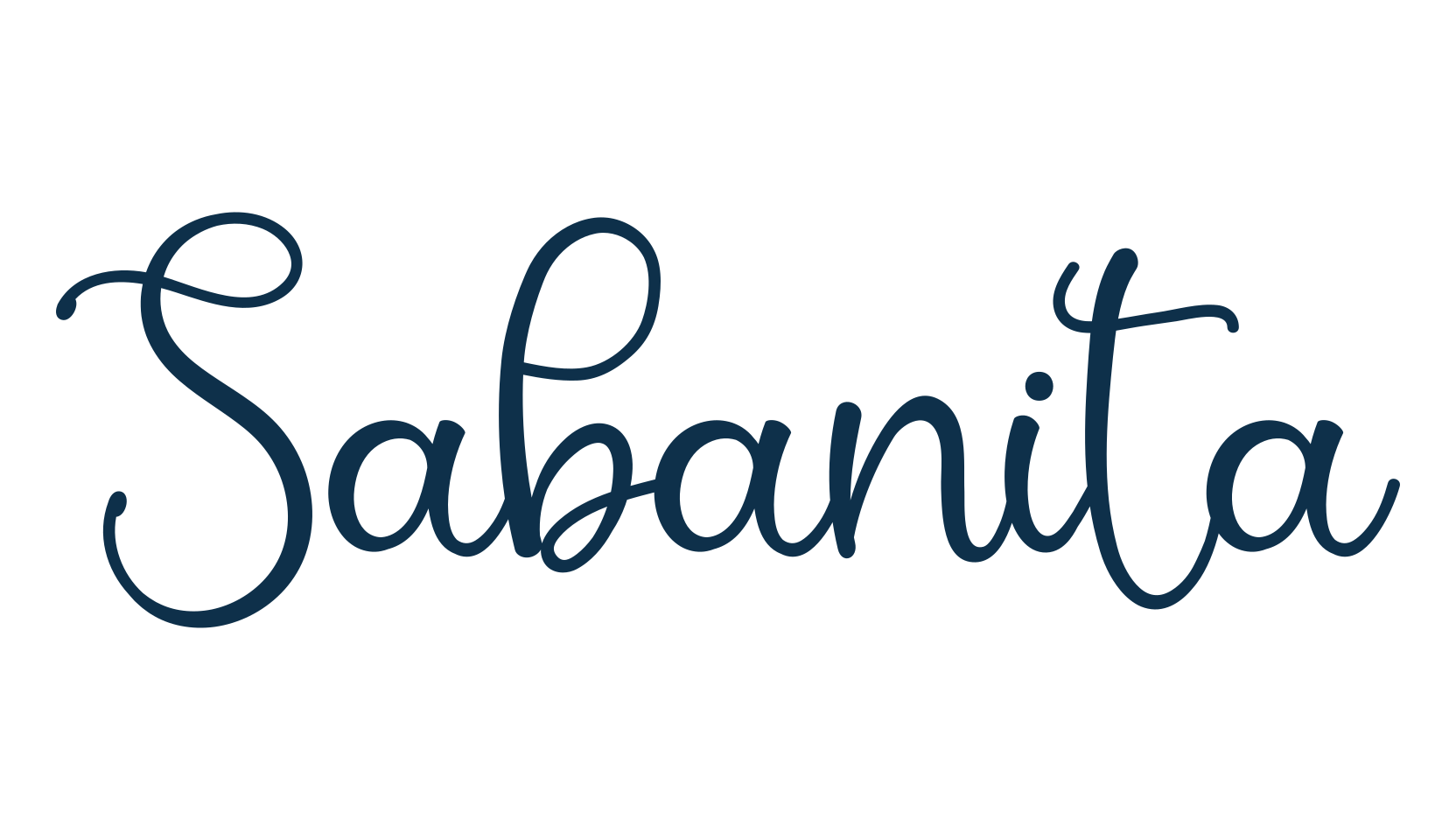 Sabanita, script handwritten fancy decorative calligraphy font preview