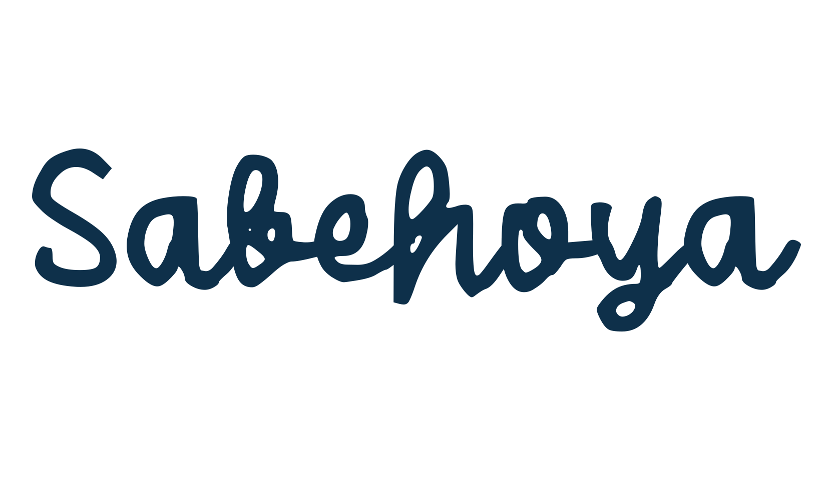 Sabehoya, script handwritten fancy decorative calligraphy font preview