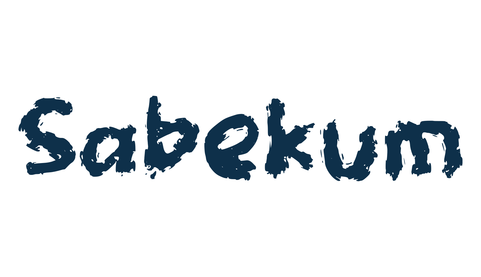 Sabekum, script trash fancy decorative calligraphy font preview