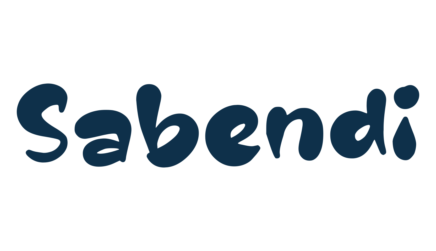Sabendi, cartoon font preview