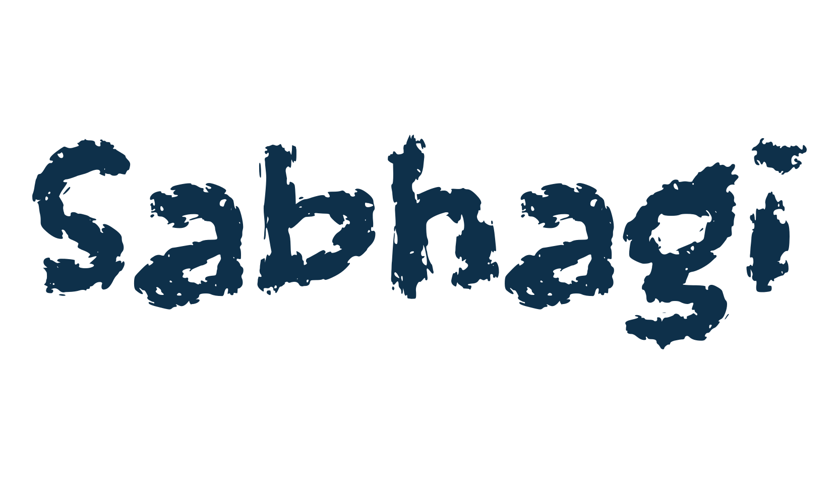 Sabhagi, trash font preview