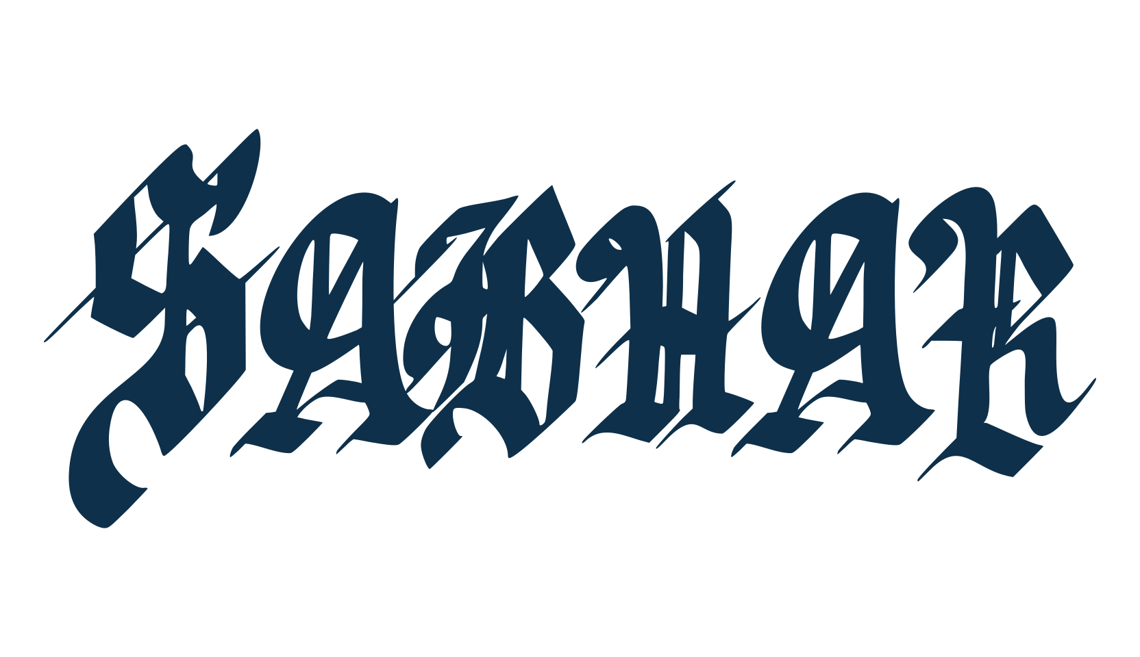 Sabhar, gothic modern font preview