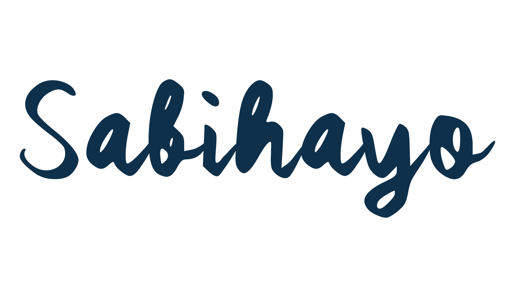 Sabihayo, handwriting font preview