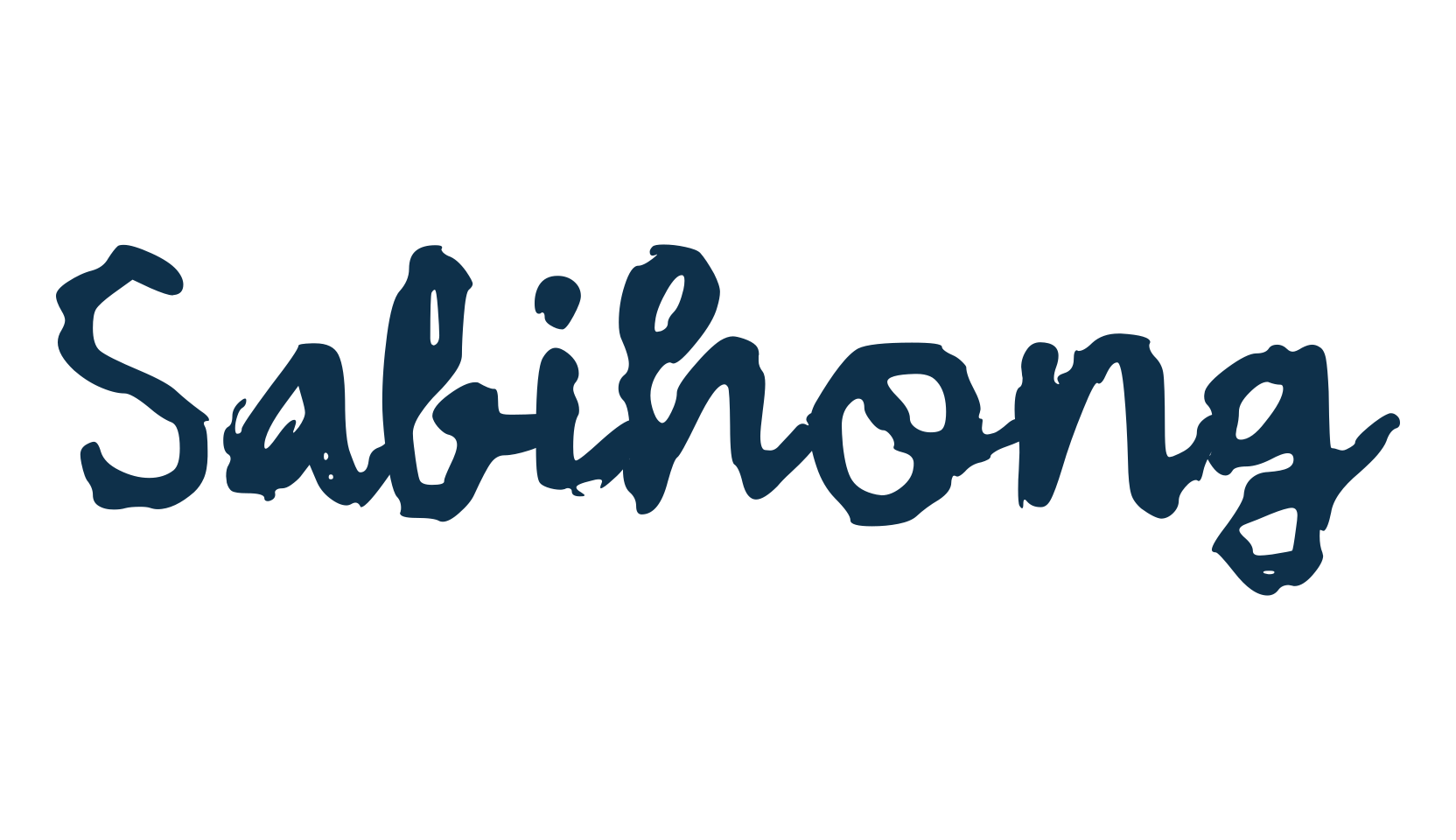 Sabihong, trash font preview