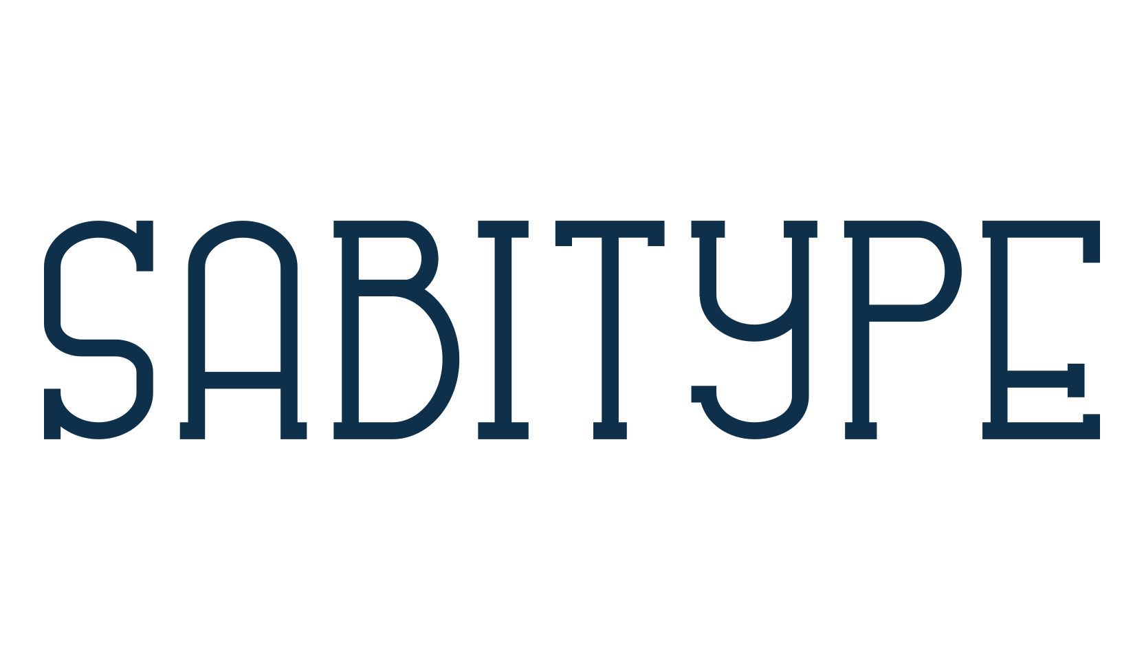 Sabitype, retro font preview