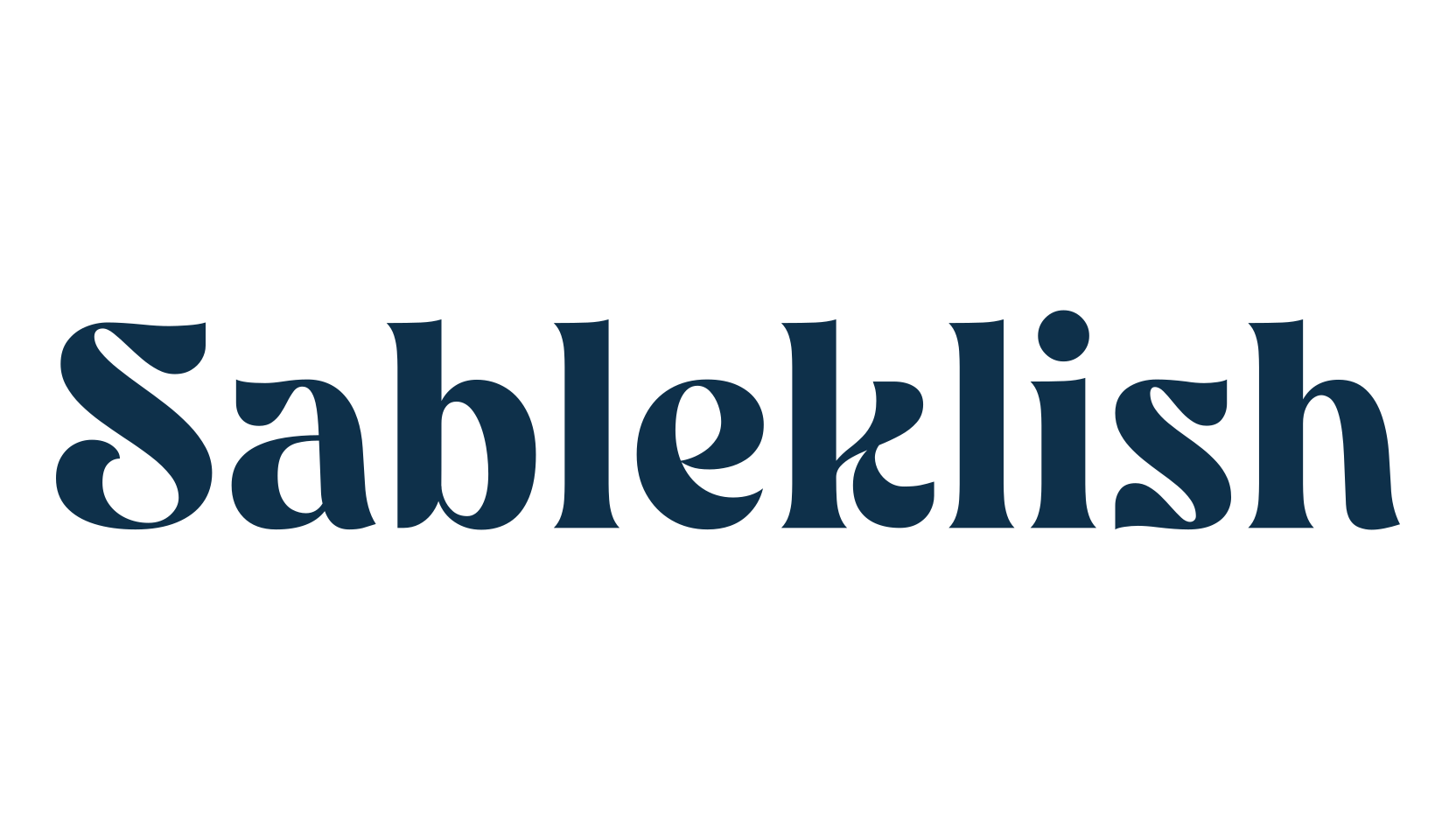Sableklish, basic serif font preview