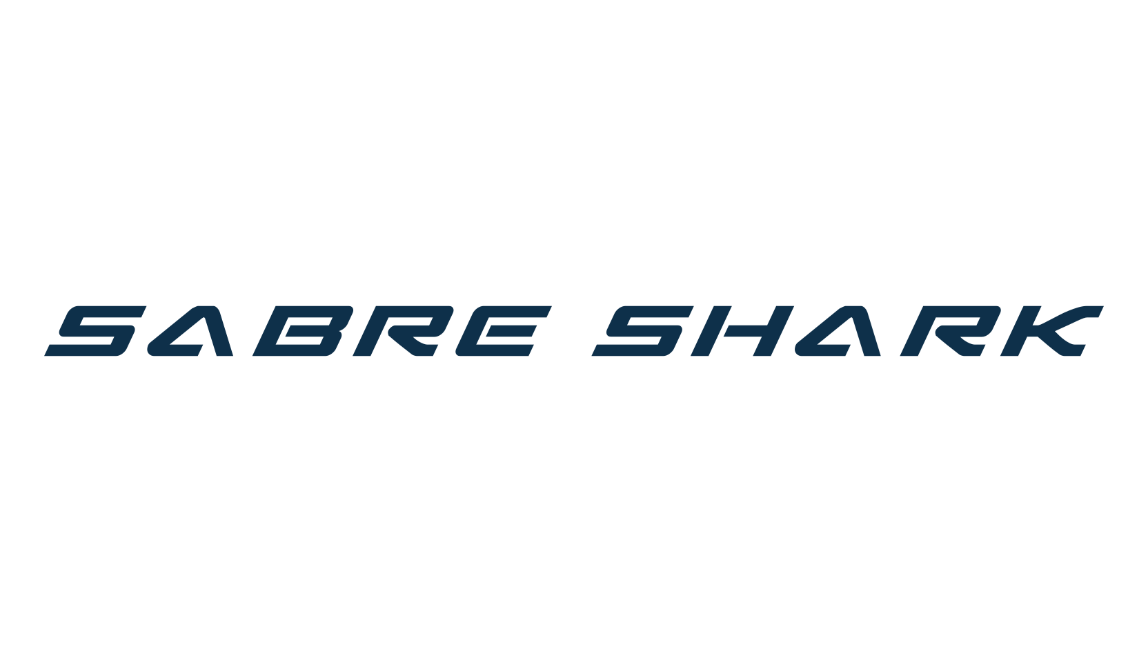 Sabre Shark, techno sci-fi font preview