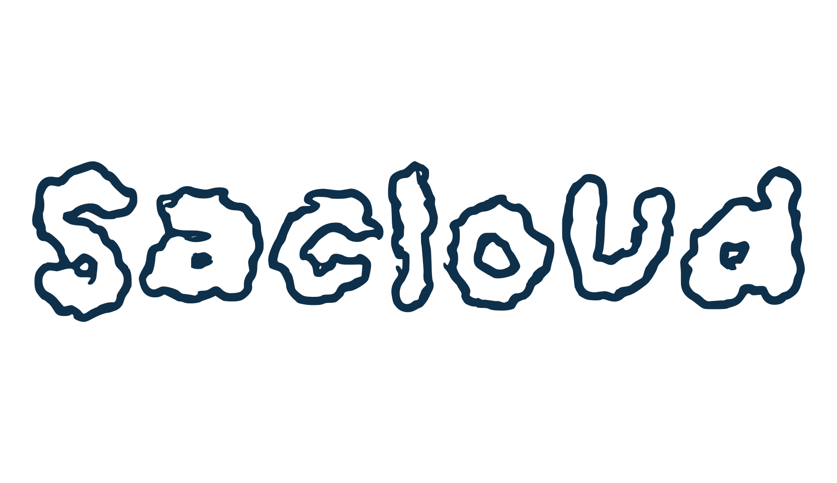 Sacloud, fancy cartoon decorative font preview