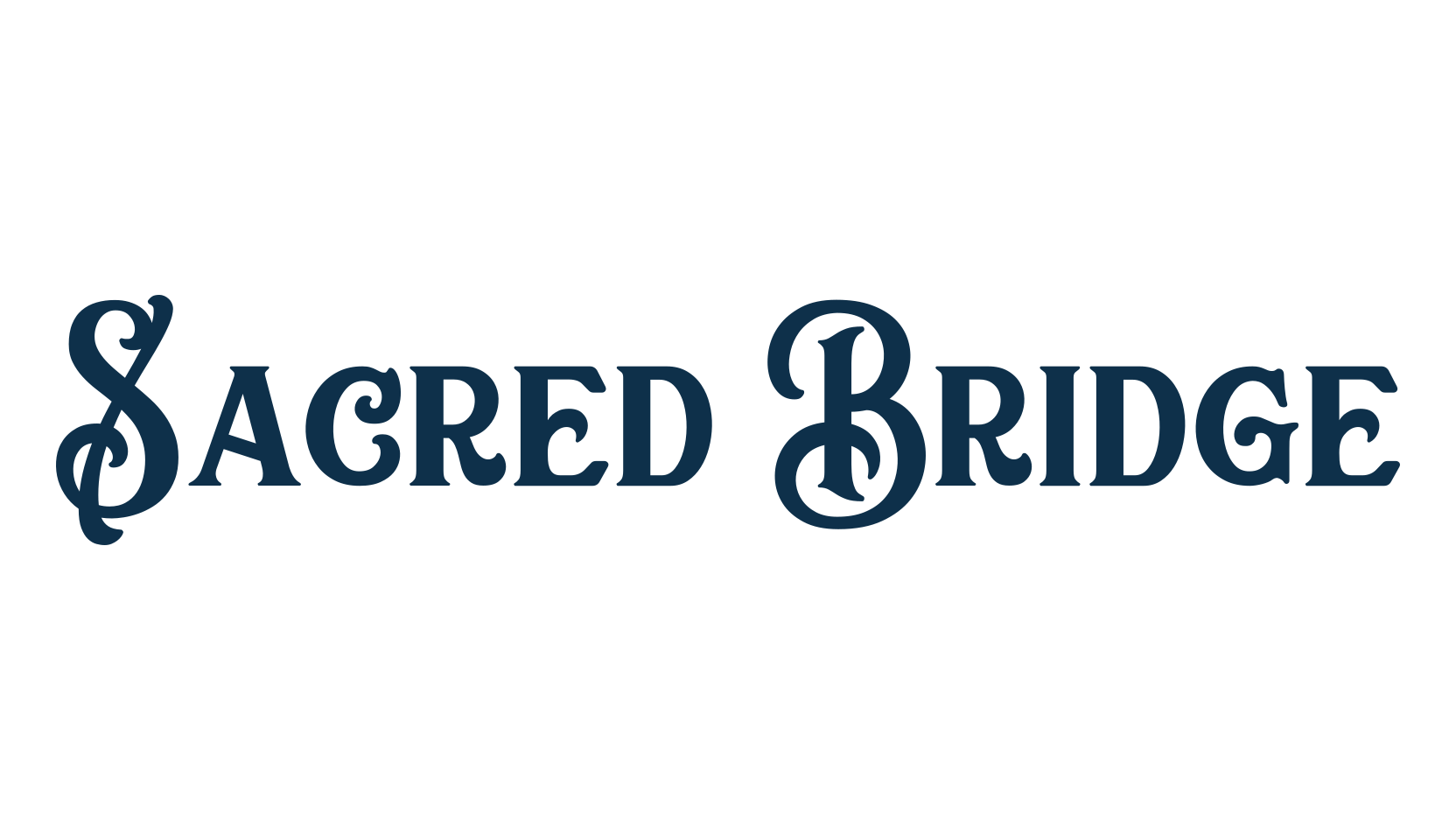 Sacred Bridge, retro font preview
