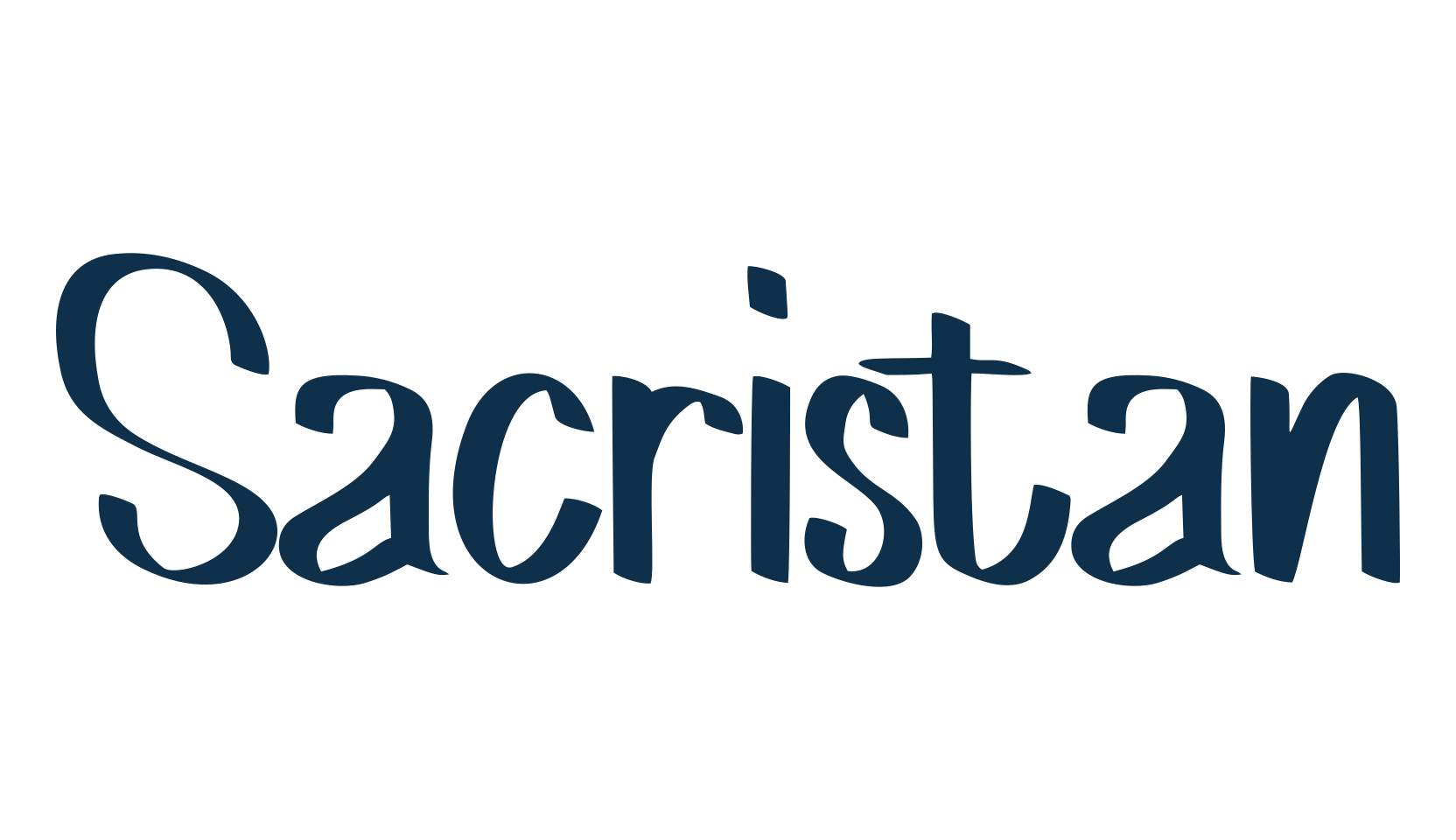 Sacristan, fancy various decorative script calligraphy font preview