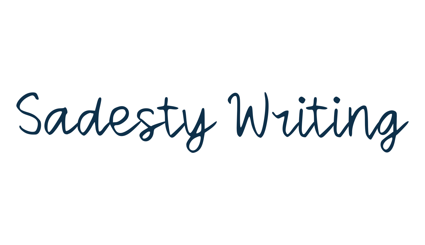 Sadesty Writing, handwriting font preview