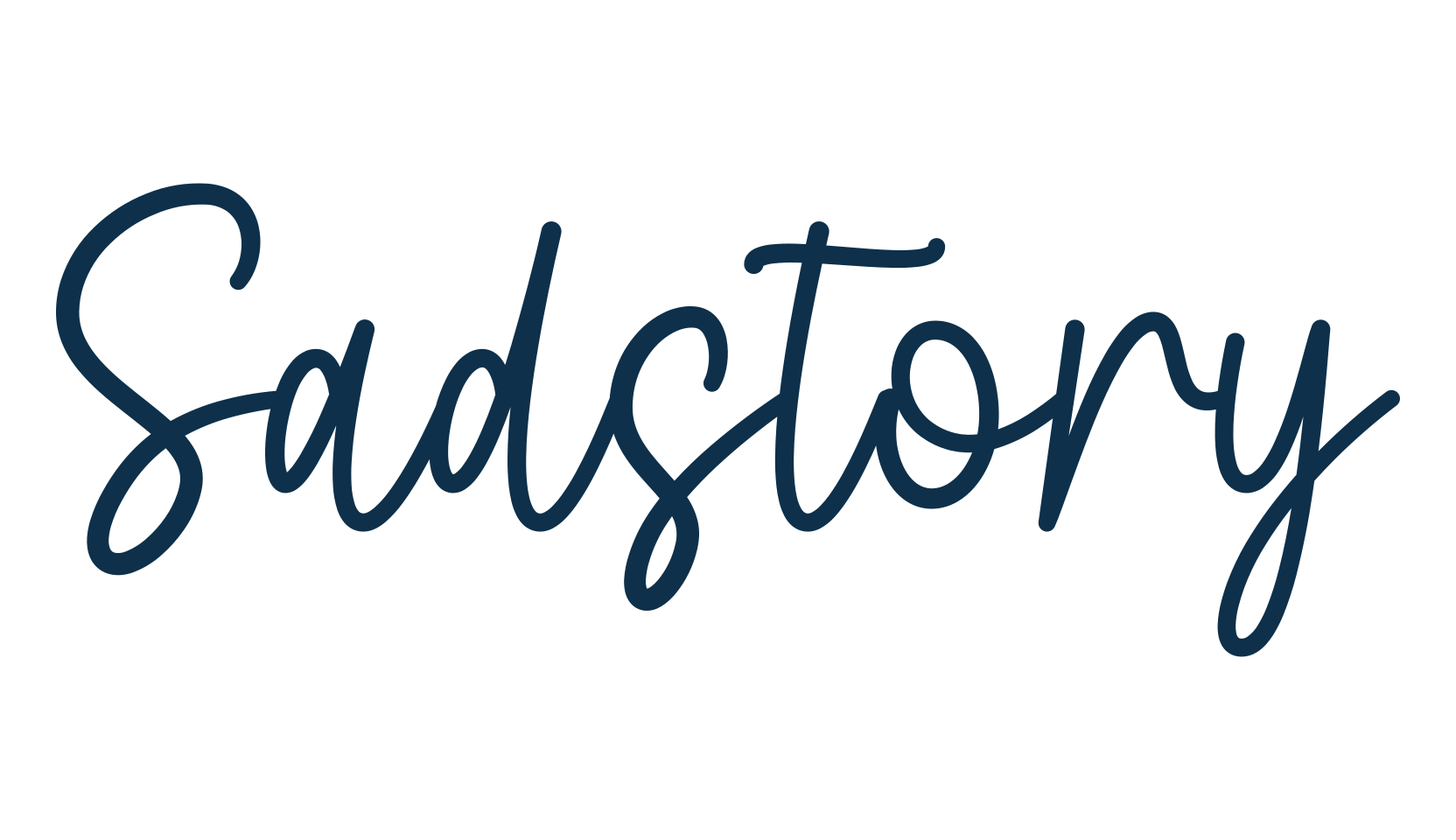 Sadstory, script handwritten fancy decorative calligraphy font preview