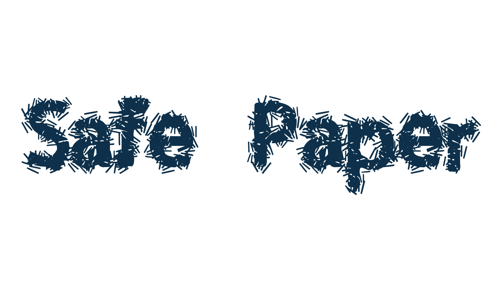 Safe Paper, destroy font preview