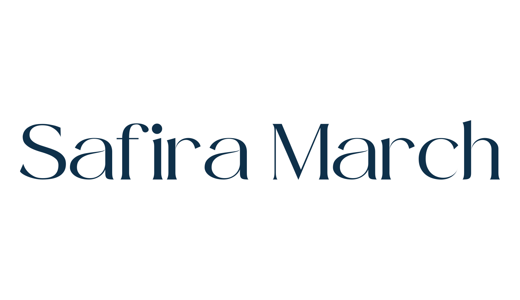 Safira March, serif font preview