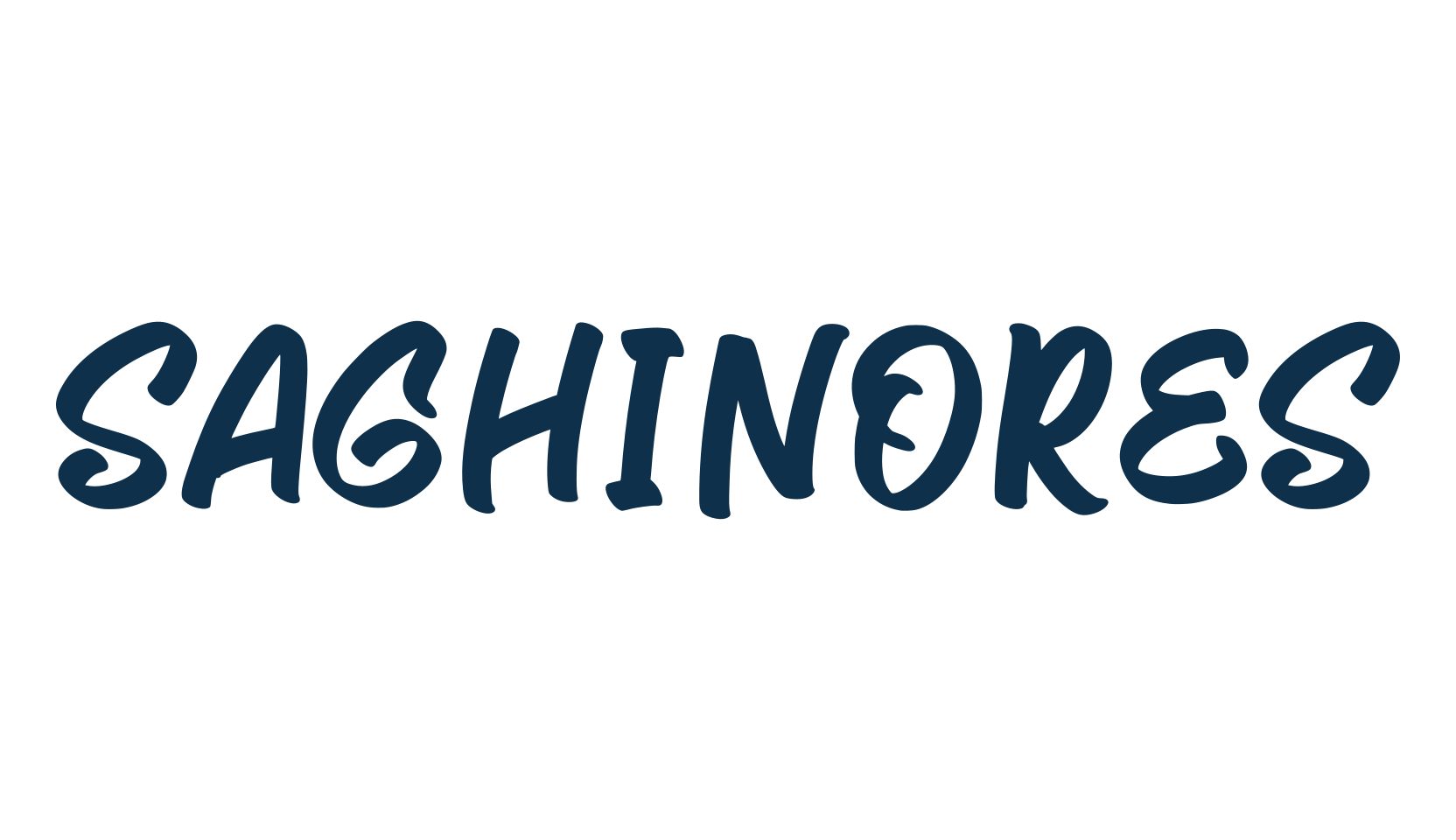Saghinores, fancy various decorative script calligraphy font preview