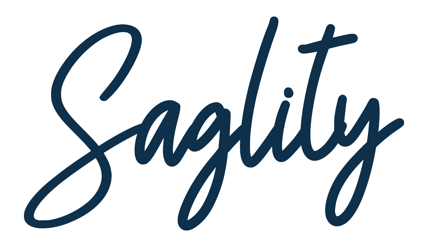 Saglity, handwriting font preview