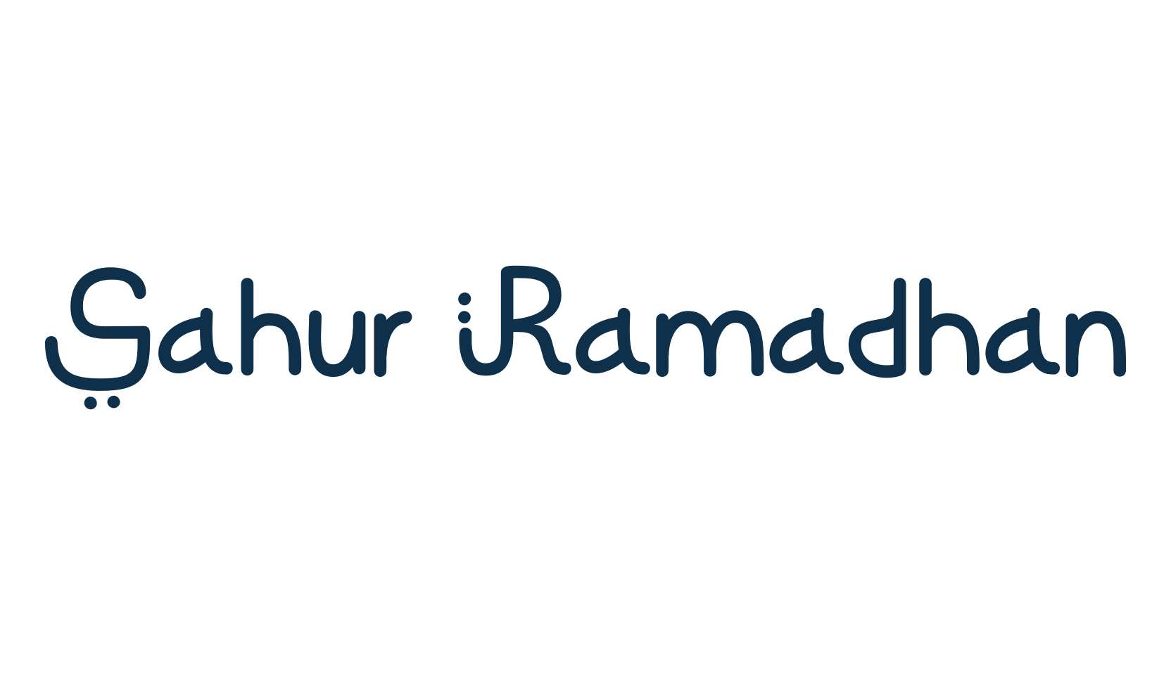 Sahur Ramadhan, arabic font preview