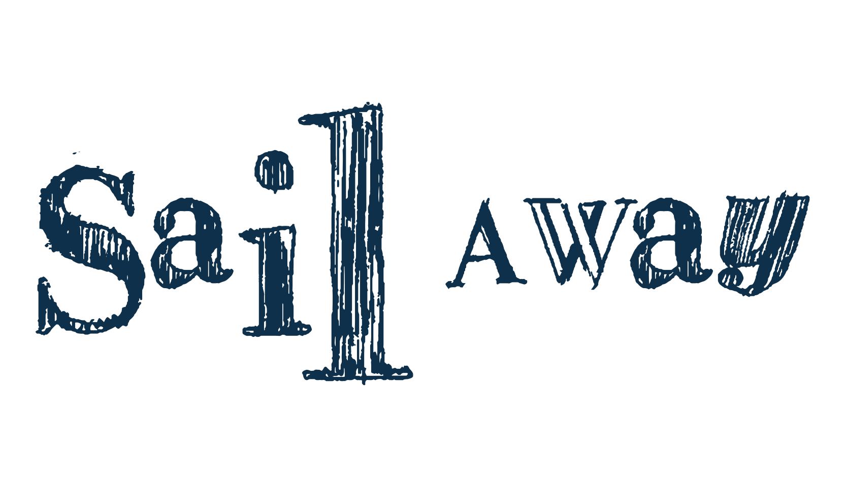 Sail Away (sailaway), fancy various decorative font preview