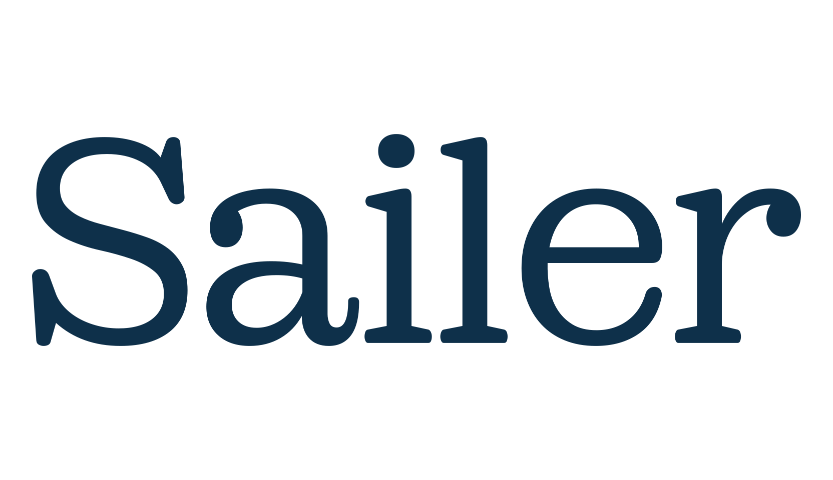 Sailer, basic serif font preview