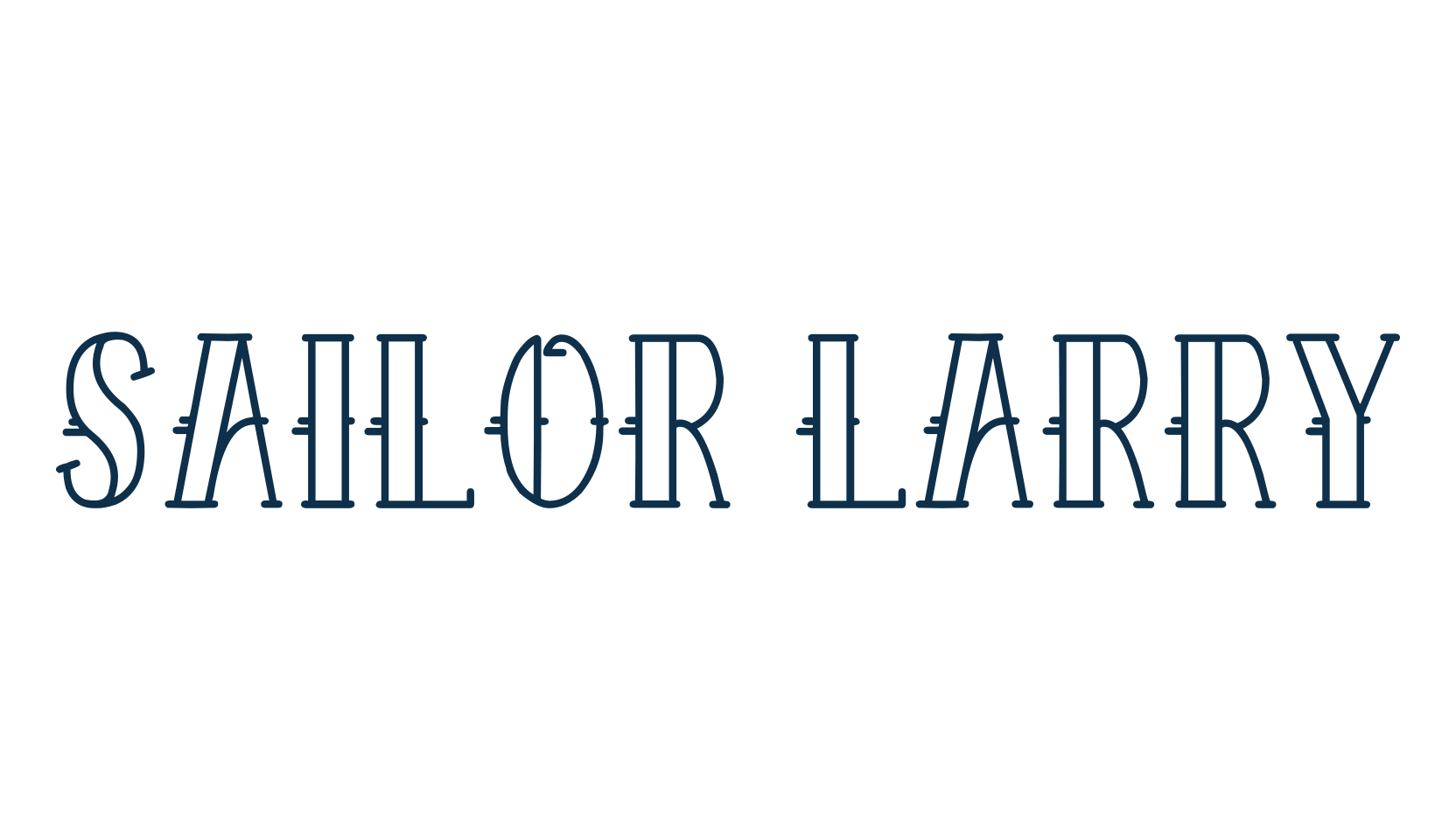 Sailor Larry, retro font preview