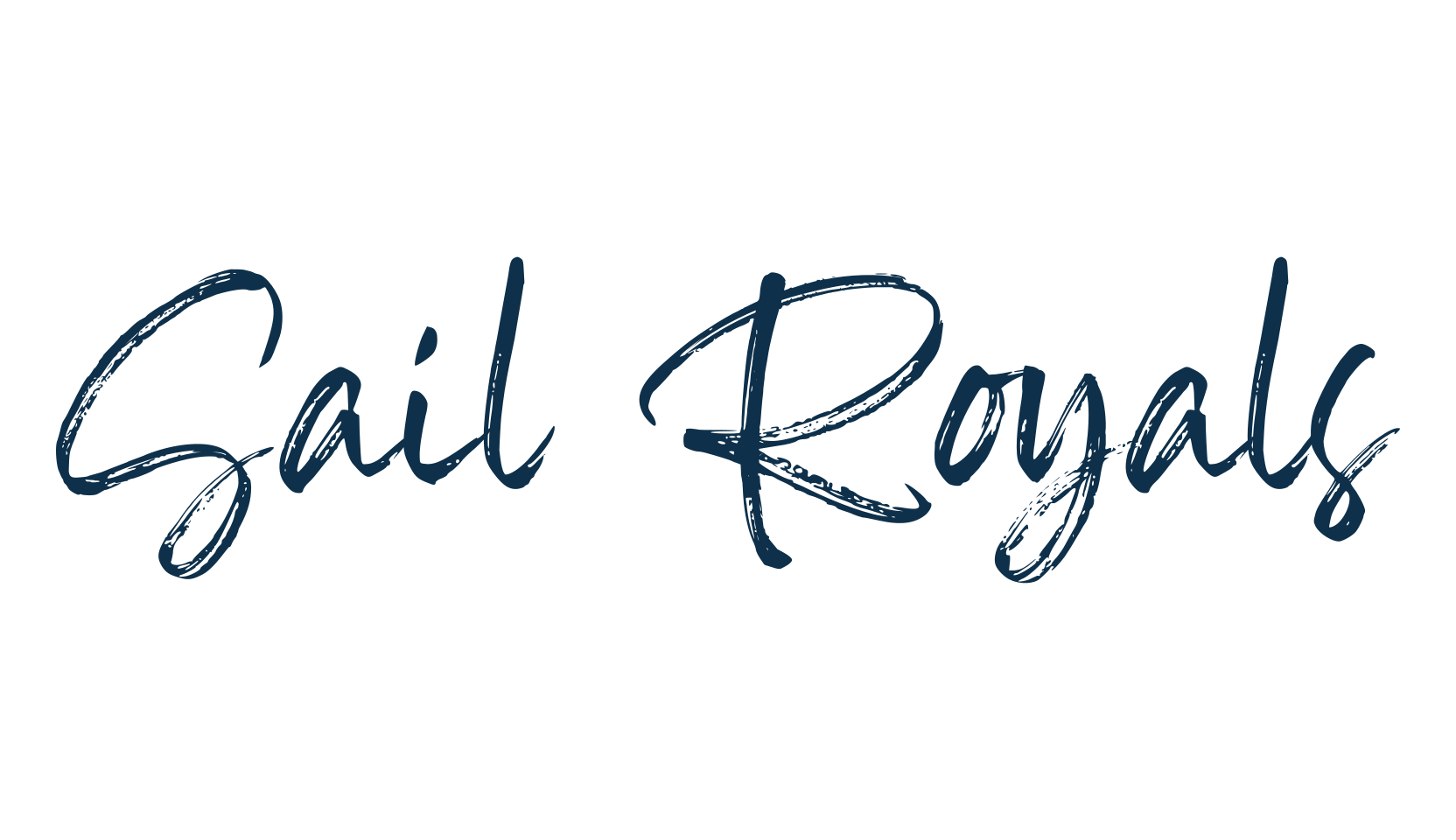 Sail Royals, script brush fancy decorative calligraphy font preview