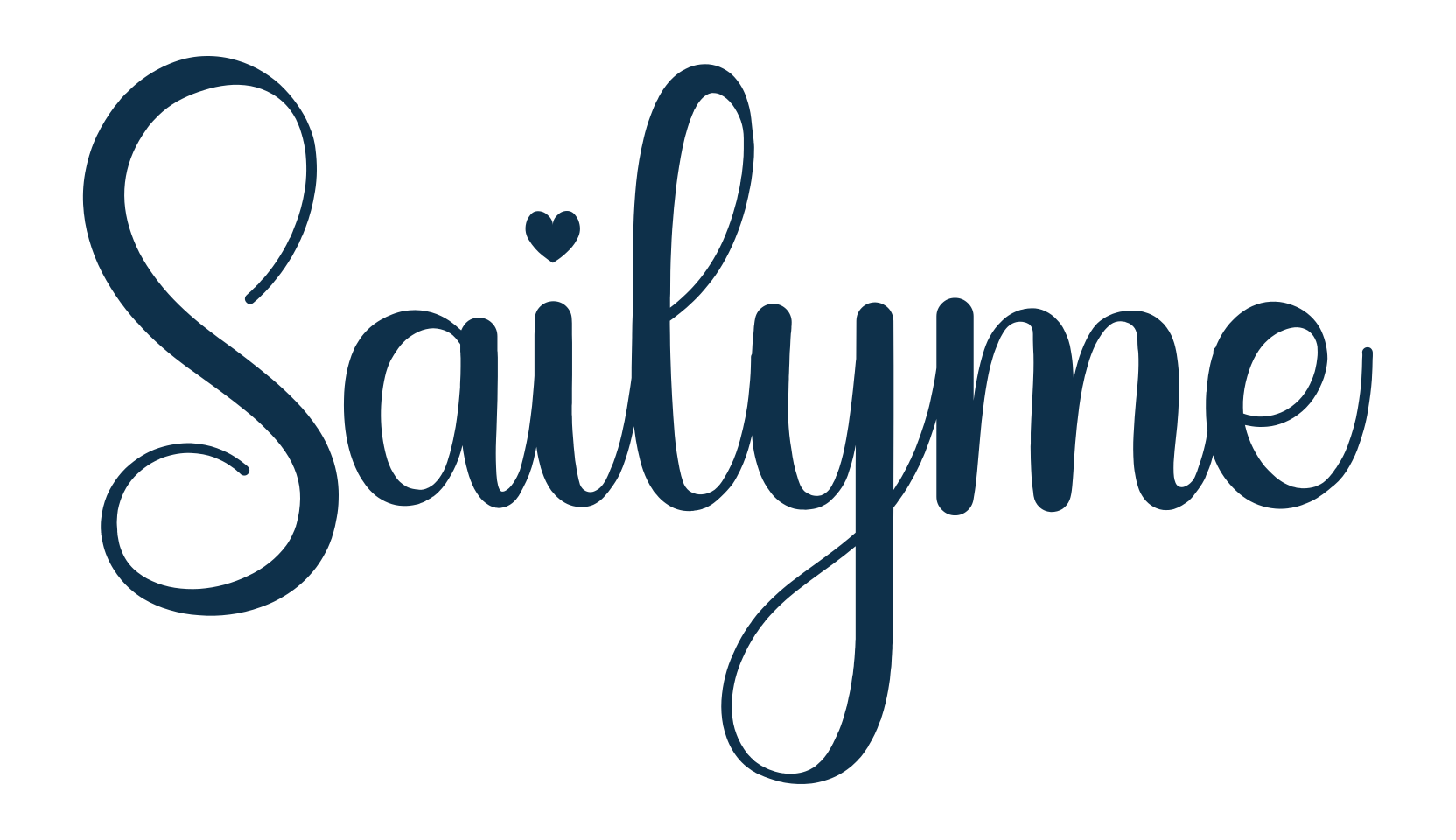 Sailyme, script calligraphy fancy decorative font preview