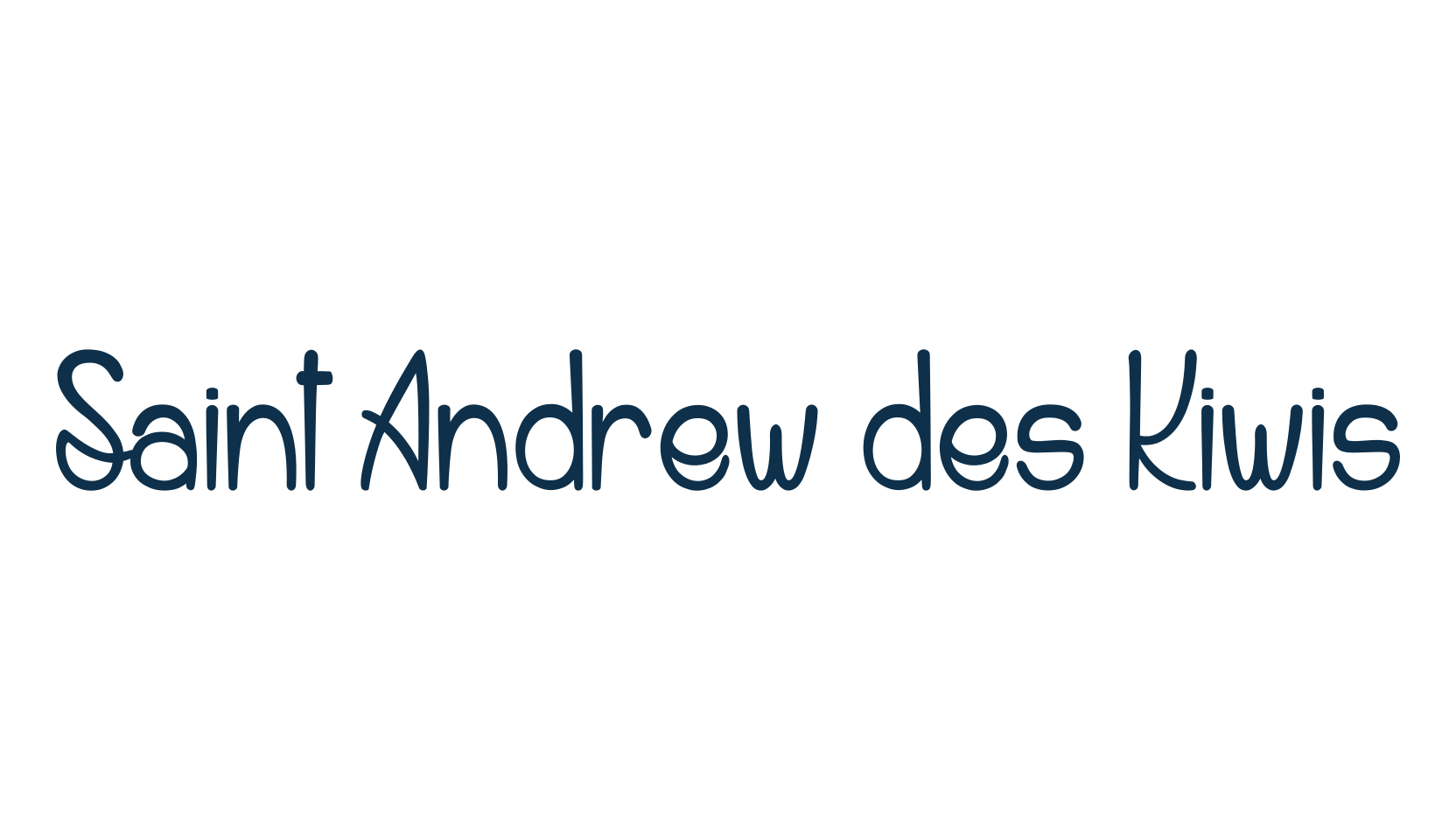 Saint Andrew des Kiwis, fancy various decorative font preview