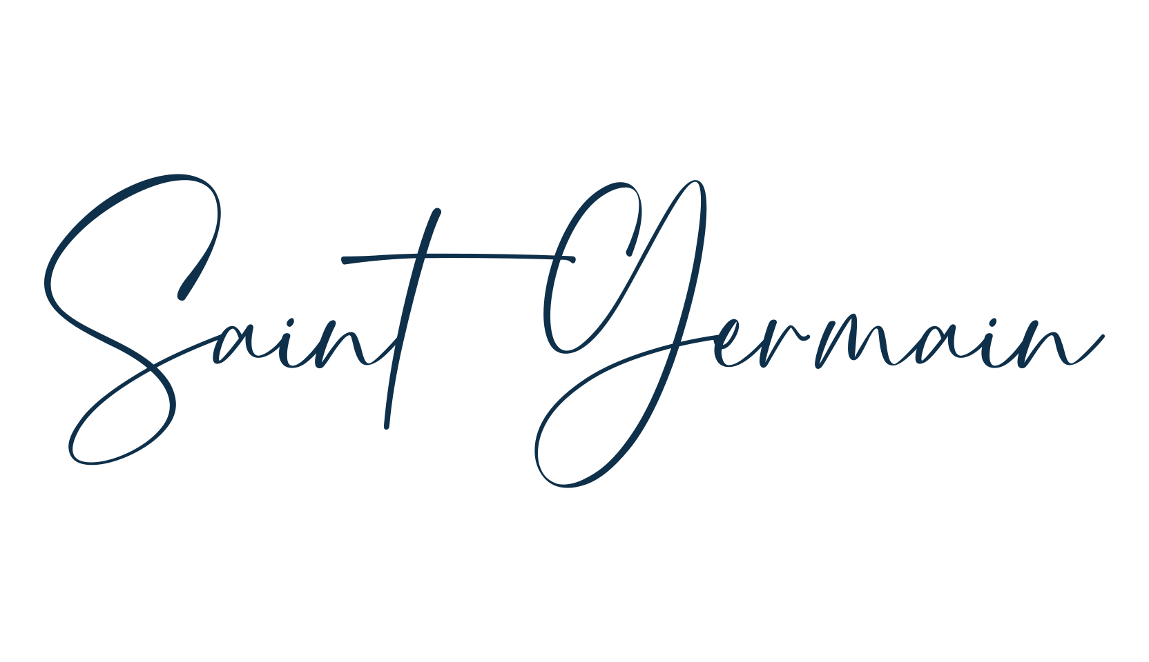 Saint Germain, script handwritten fancy decorative calligraphy font preview