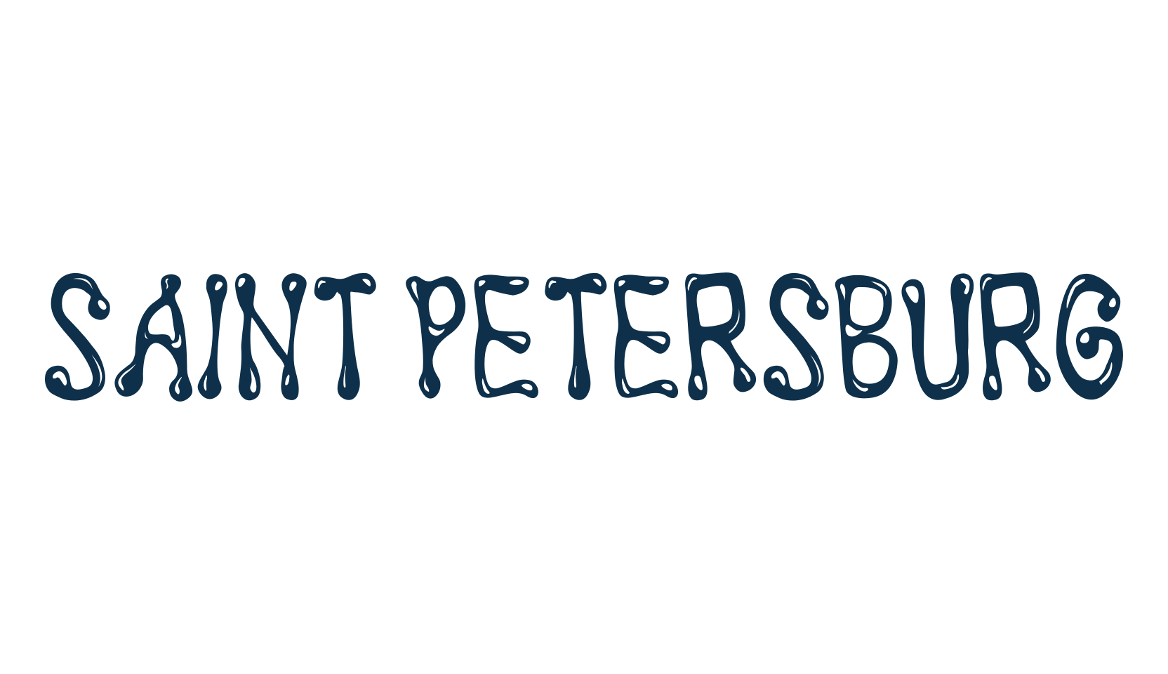 Saint Petersburg (saint-petersburg-3), fancy groovy decorative font preview