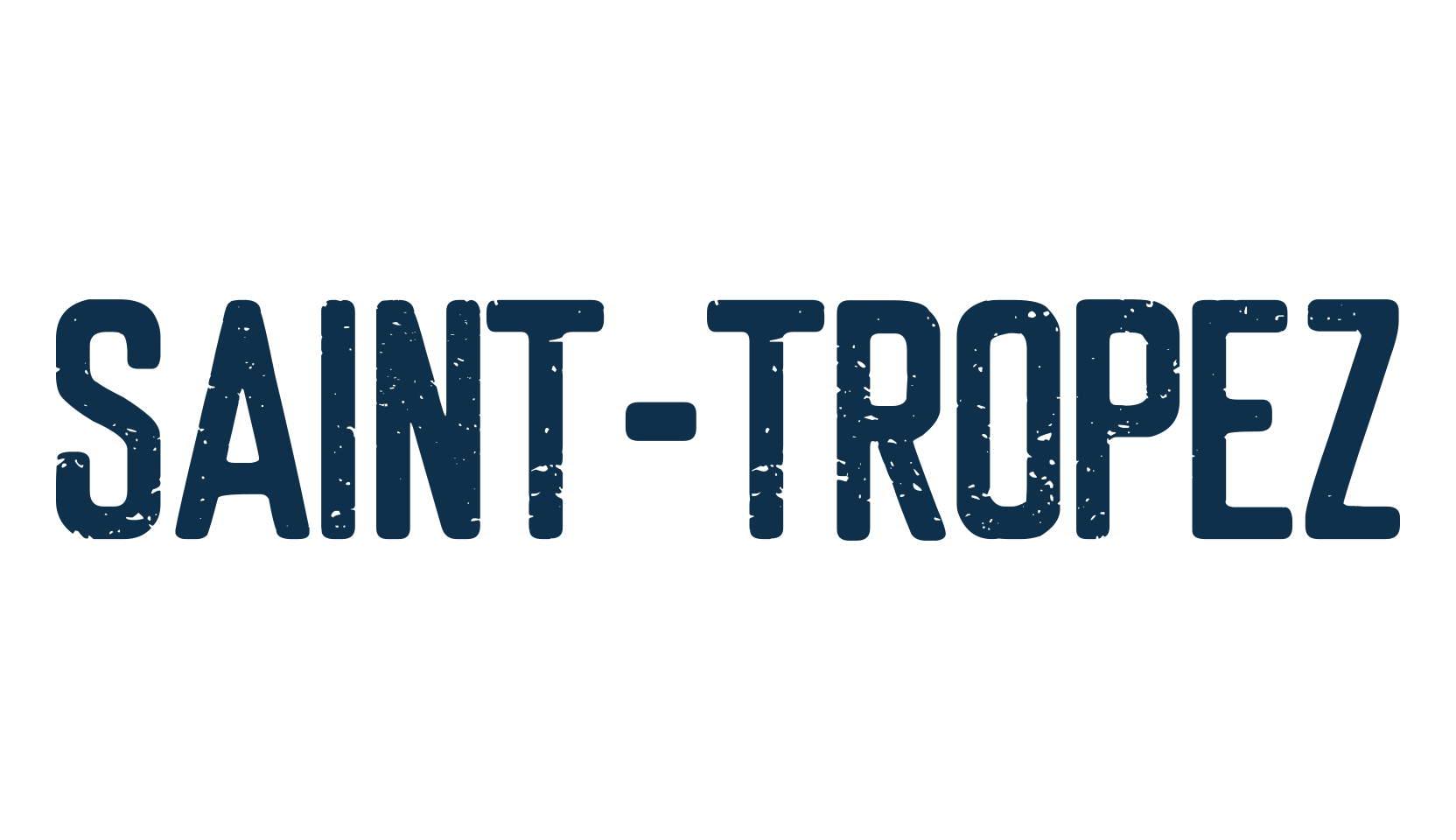 Saint-Tropez, fancy eroded decorative font preview