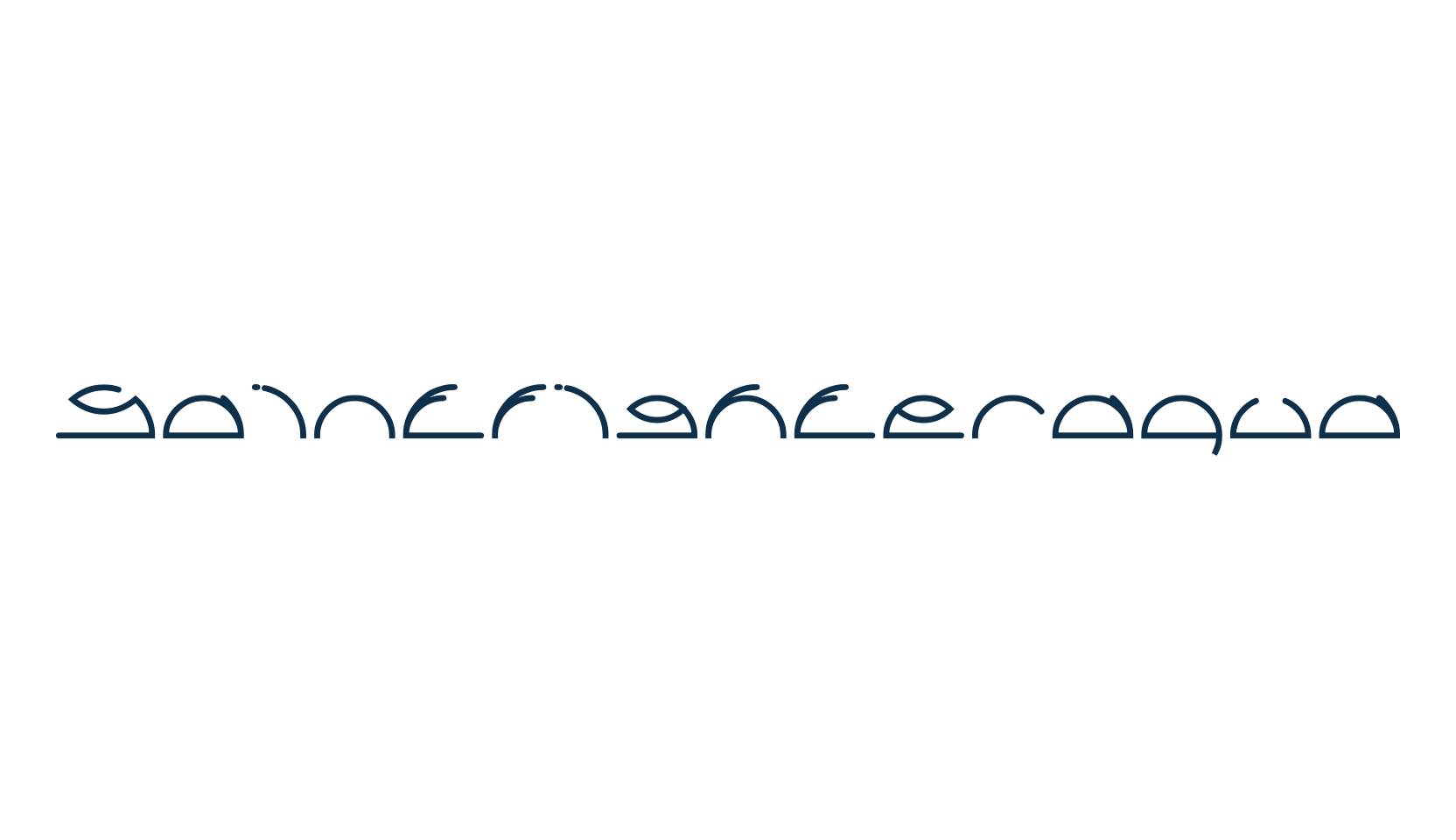 Saintfighteraqua, fancy various decorative font preview